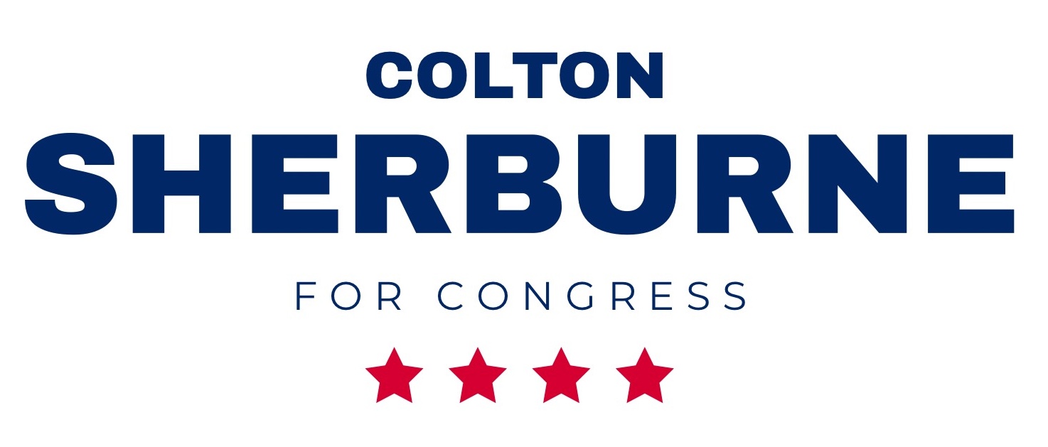 Colton Sherburne for Congress campaign logo